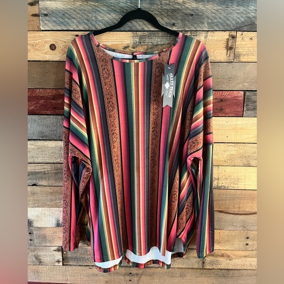 Crazy Train Tops - Crazy Train Long Sleeve Tunic
